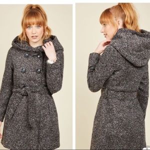 Cookie pie hooded pea coat